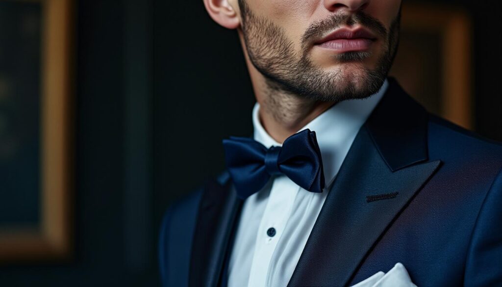 Découvrez quel nœud papillon avec costume bleu mettra en valeur votre look formel