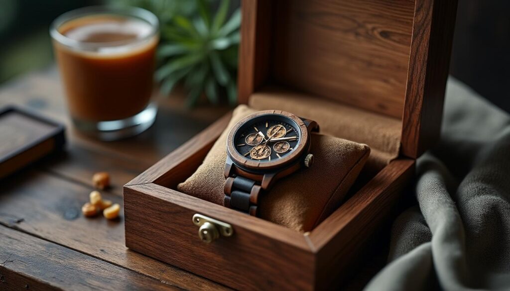 Trouver le coffret cadeau montre en bois avec livraison rapide qui fera plaisir à coup sûr