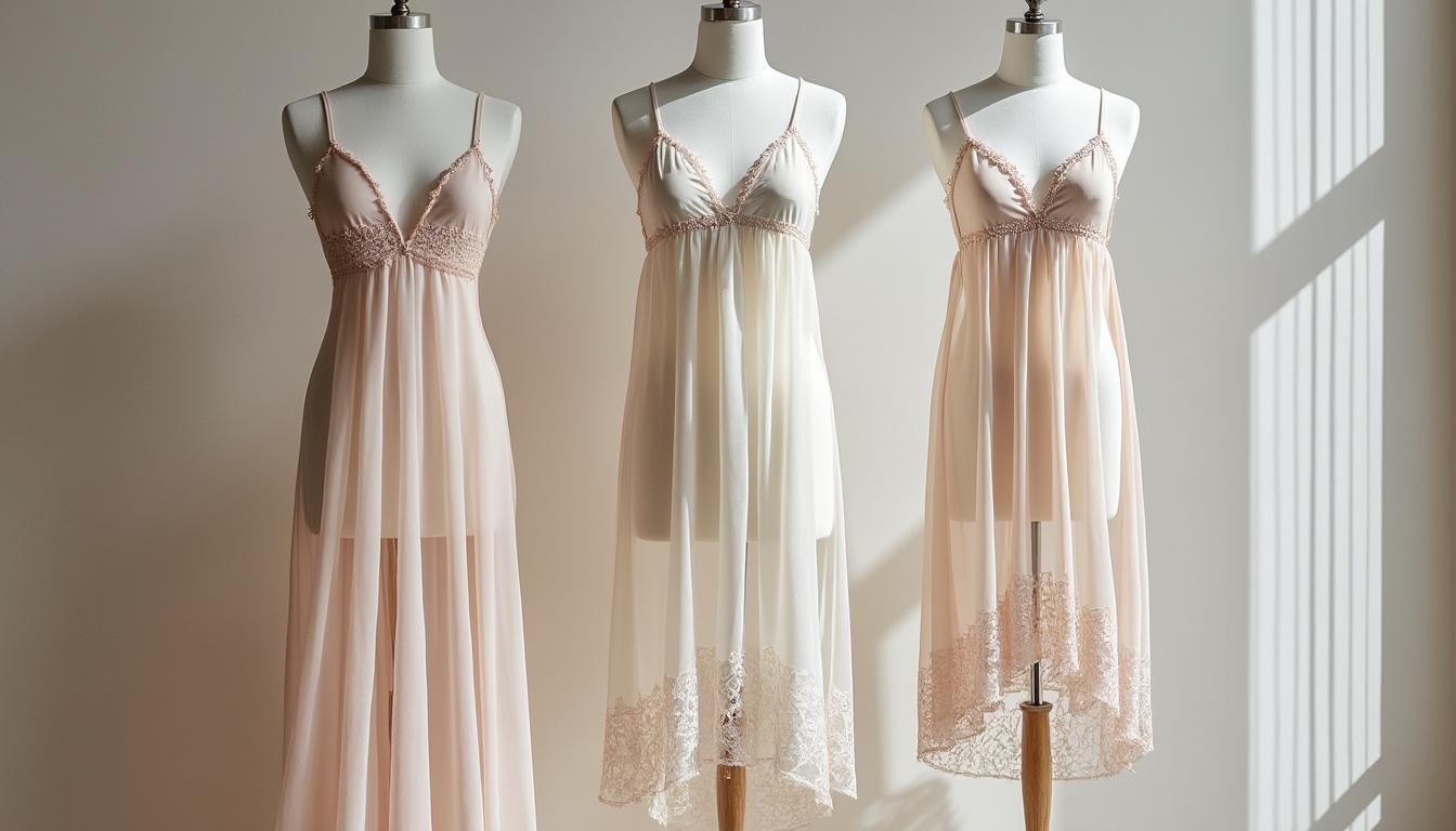 découvrez notre sélection de nuisettes transparentes élégantes et sensuelles, parfaites pour enflammer vos soirées avec allure et charme.