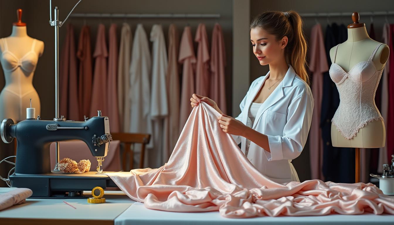 découvrez notre atelier de lingerie sur mesure offrant une approche personnalisée qui célèbre la beauté unique de chaque femme avec des modèles adaptés à ses envies et à sa morphologie.