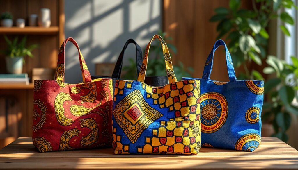 Les meilleures marques de sacs cabas à motifs wax africains