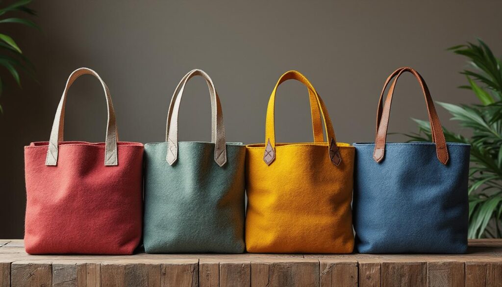 L&rsquo;histoire fascinante du sac cabas en feutre de laine à travers les âges