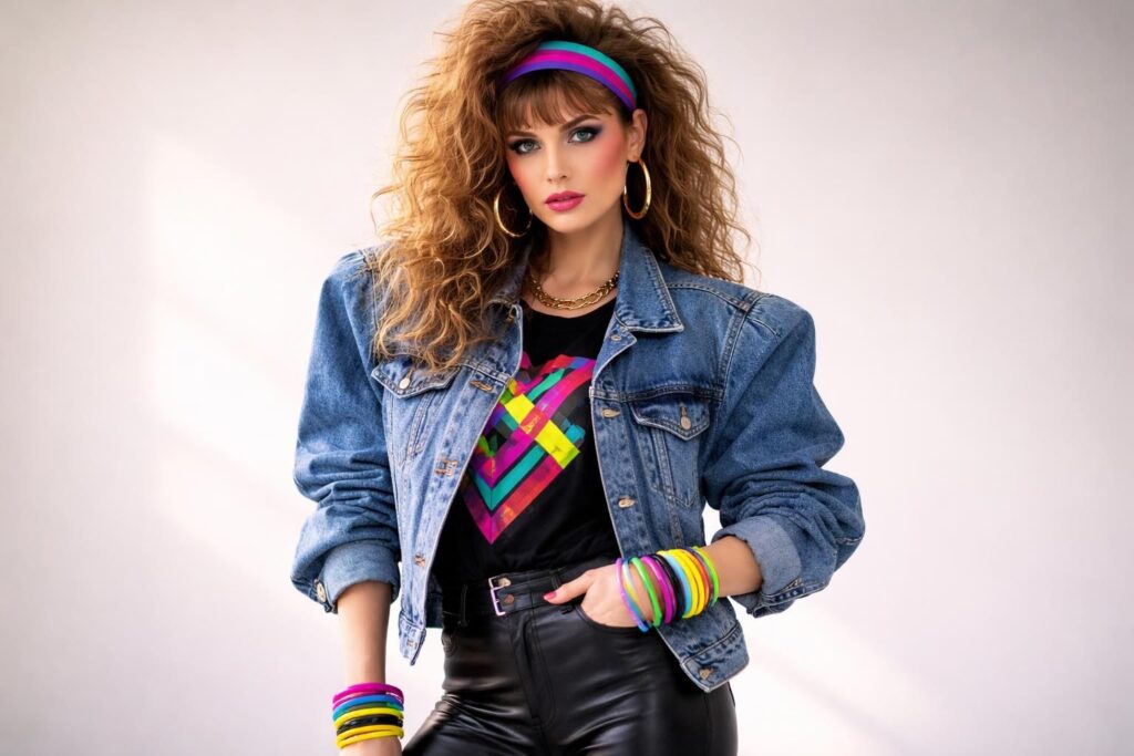Look année 80 femme : les looks les plus iconiques à recréer