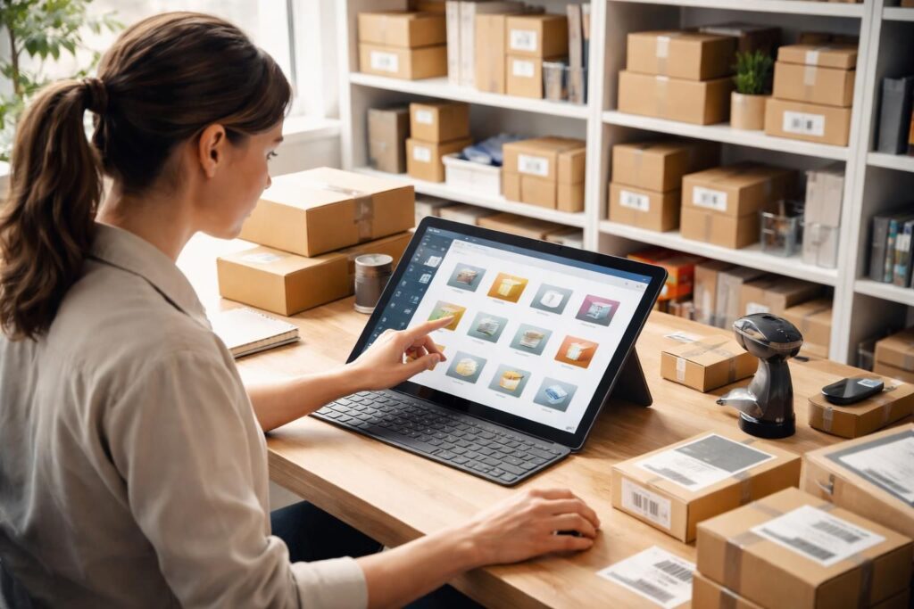 Stock et variantes : tout garder sous contrôle avec tablette Windows