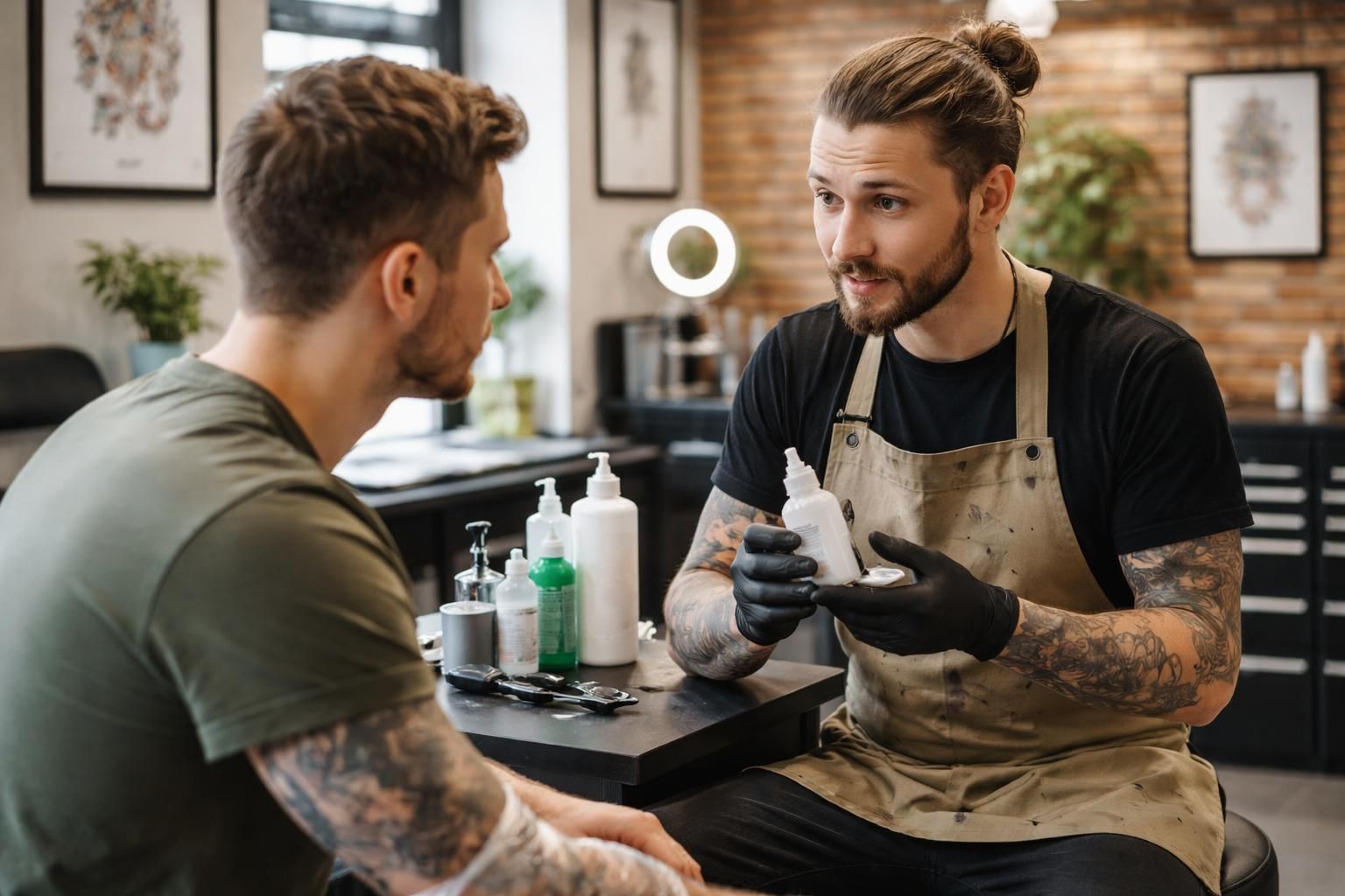 découvrez l'importance d'un bon entretien après votre séance de tatouage à rouen pour garantir une cicatrisation optimale et des couleurs durables.
