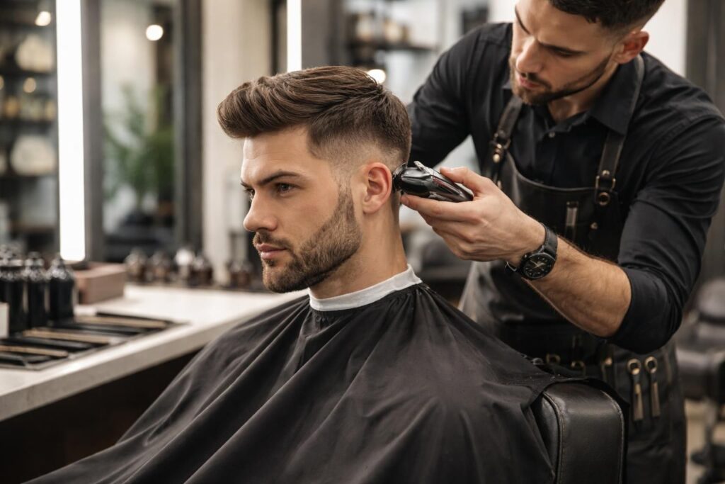 Découvrez les techniques de coiffeurs pour un trait pour la coupe homme parfait
