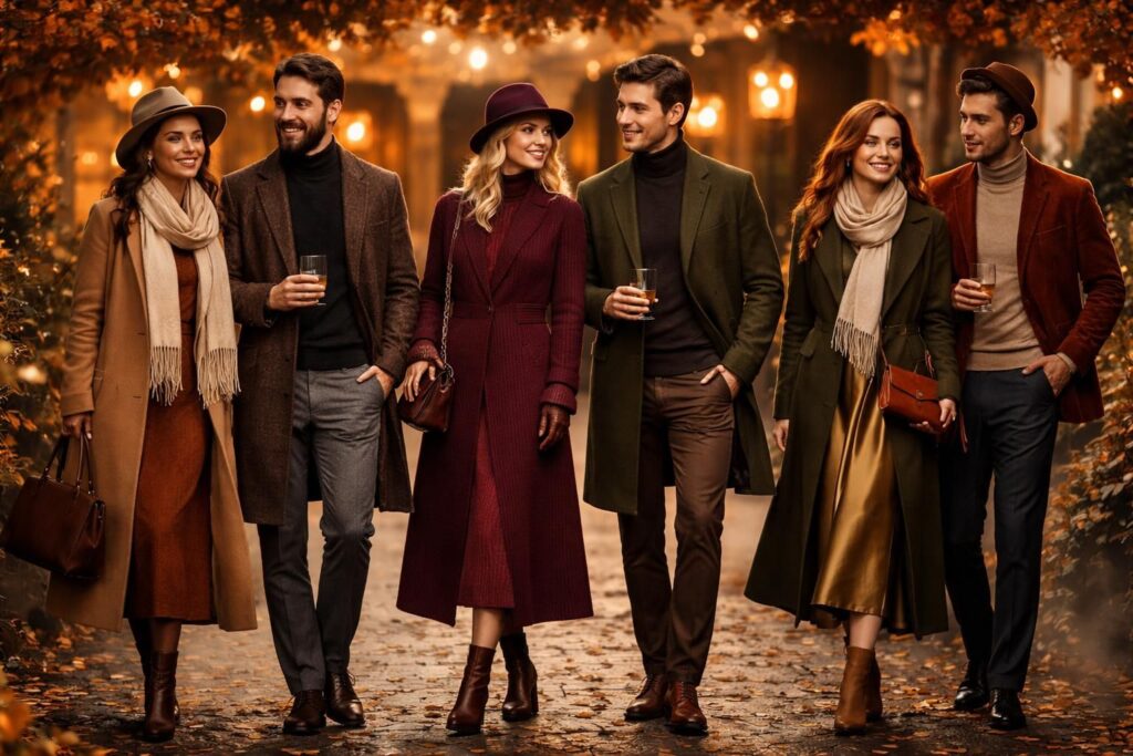 Les tenues pour une soirée d&rsquo;automne : chaleur et élégance