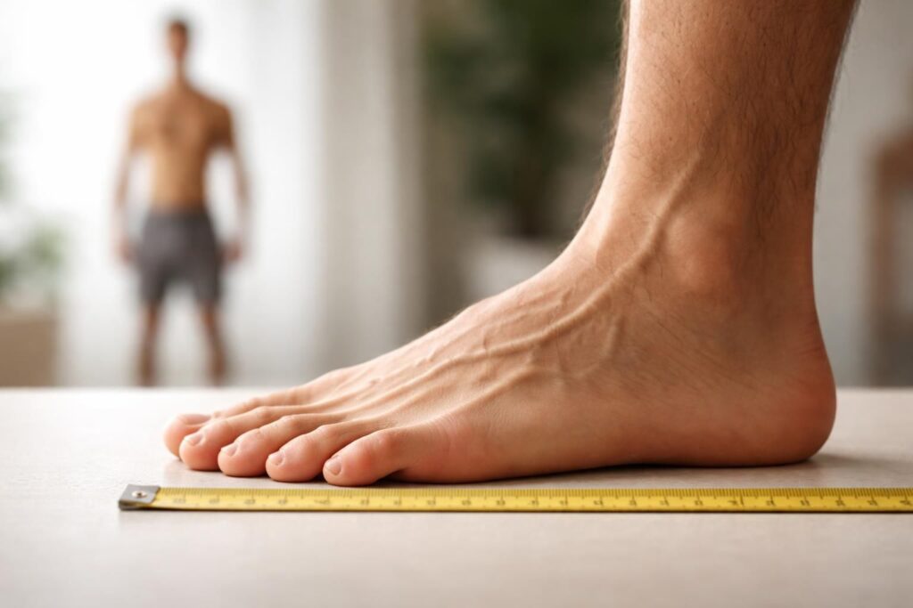 Moyenne de la taille du pied d&rsquo;une homme : mythes et réalités à connaître