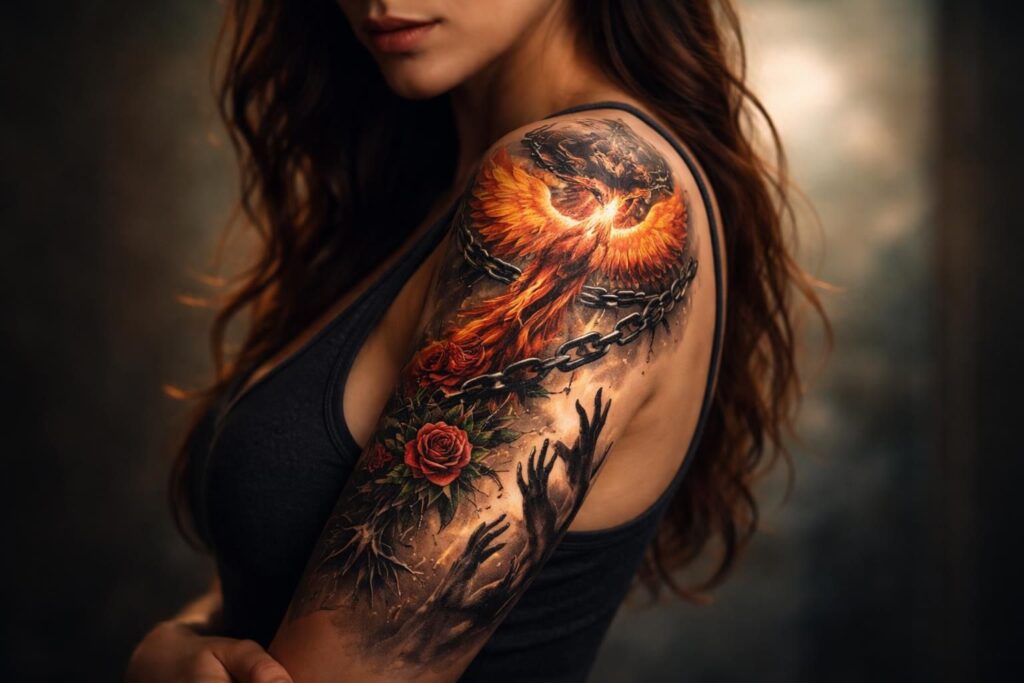 Découvrez le tatouage du combat de la vie chez la femme et son impact symbolique