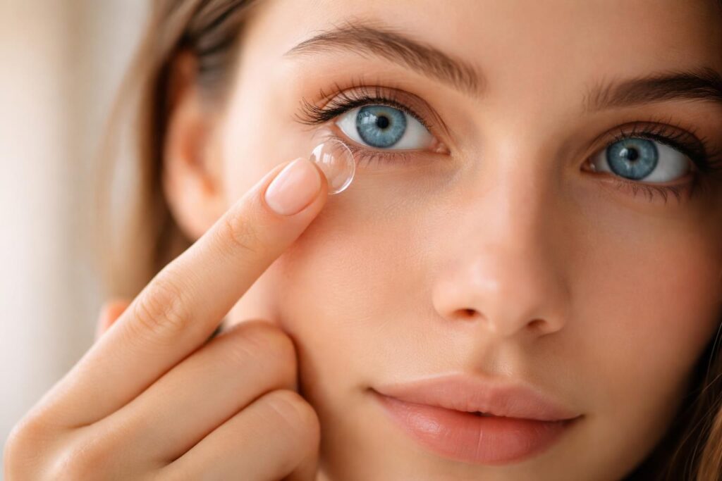 Lentille yeux bleu : comment bien choisir