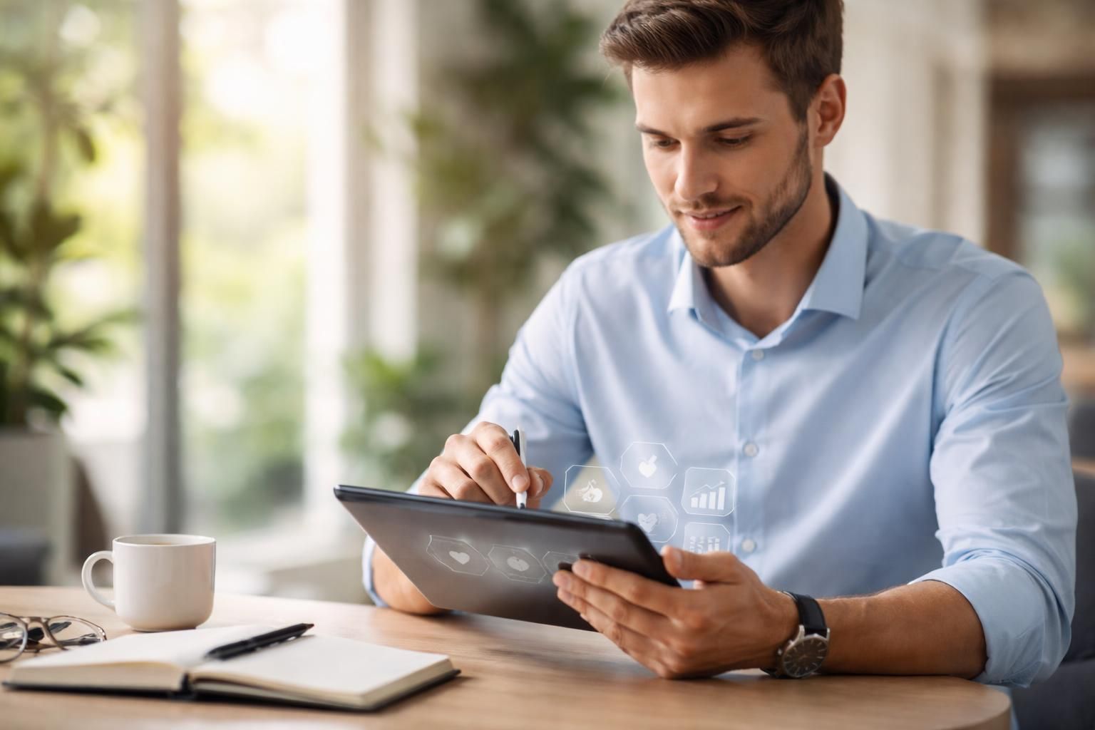 découvrez comment établir la routine parfaite en seulement 5 questions grâce à un diagnostic client simple et efficace sur tablette tactile.