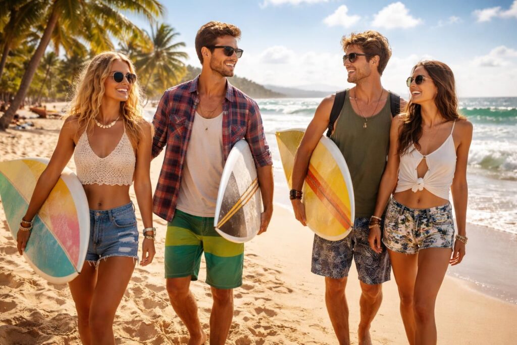 Inspirez-vous des icônes du look de surfeur pour votre prochain voyage