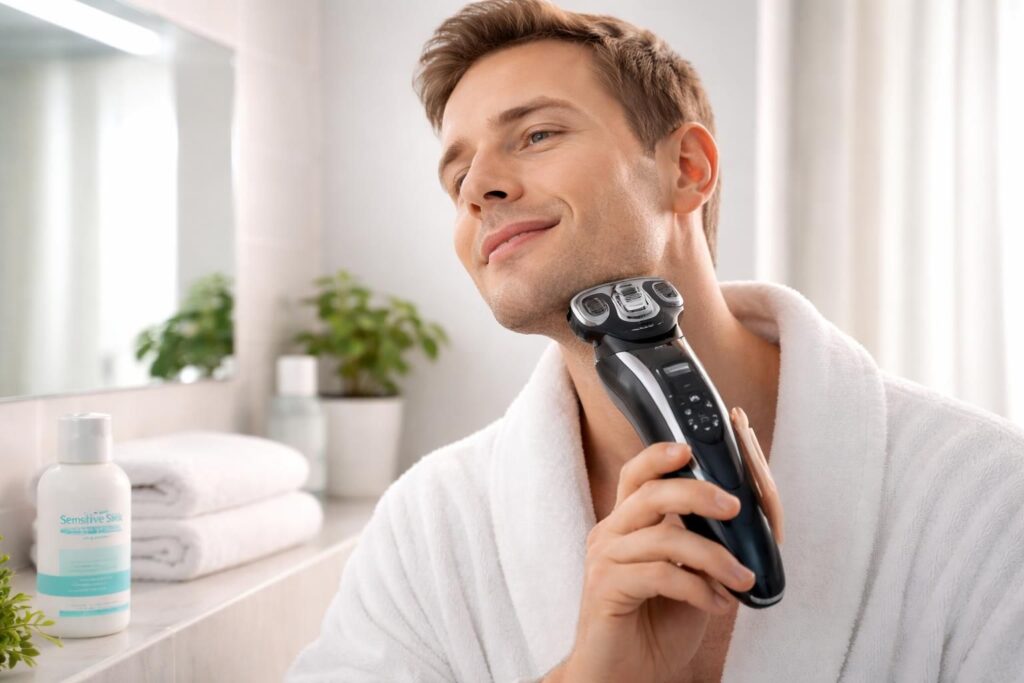 Pourquoi choisir le meilleur rasoir électrique pour homme et peau sensible est crucial