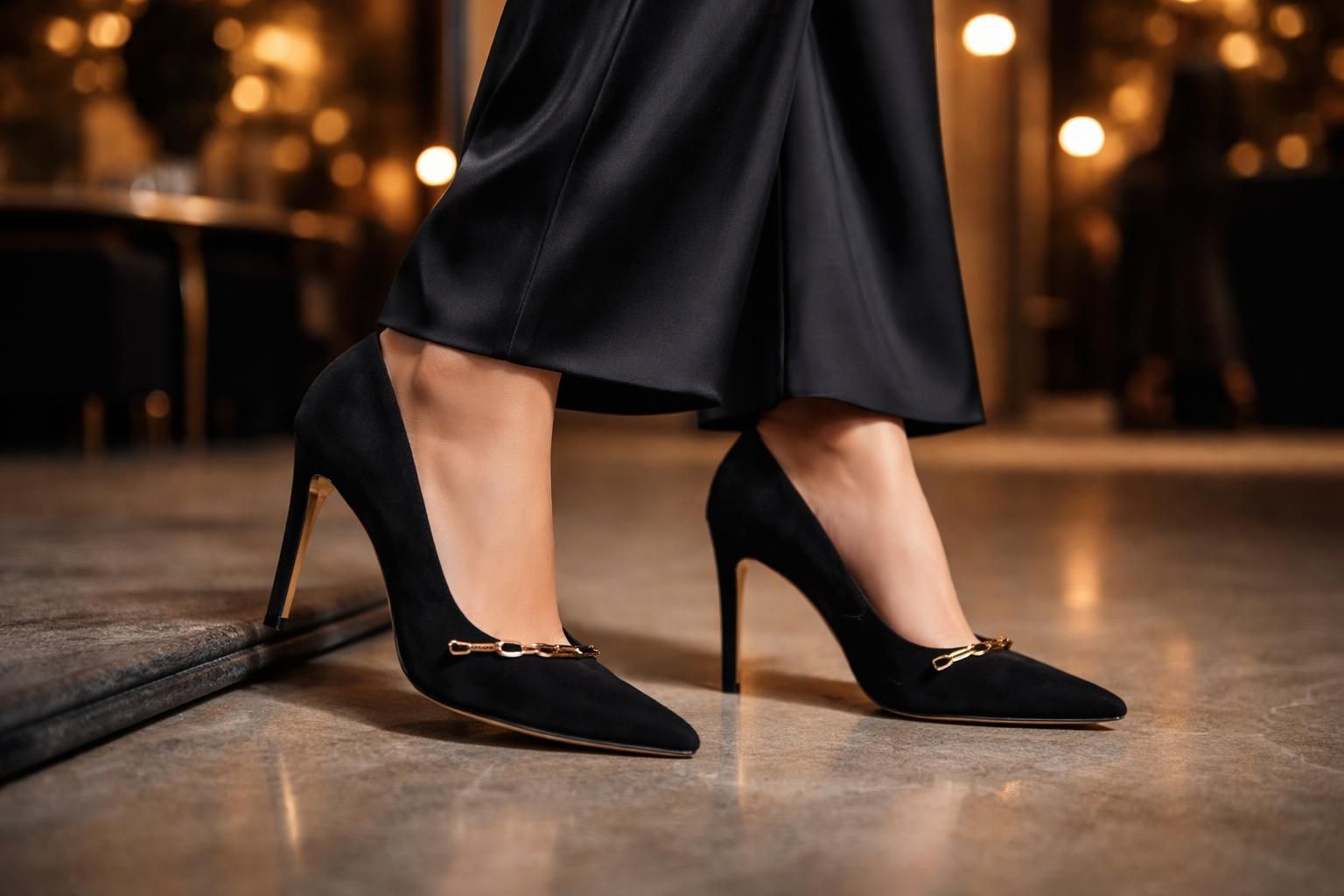 découvrez quelles chaussures choisir avec une combinaison noire pour une soirée chic et réussissez votre look avec élégance et style.