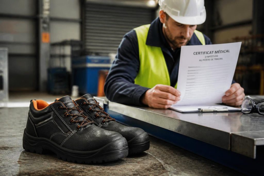 découvrez pourquoi le port de chaussures de sécurité est essentiel et comment le certificat médical garantit votre protection au travail. comprenez l'importance de cette combinaison pour votre santé et sécurité.