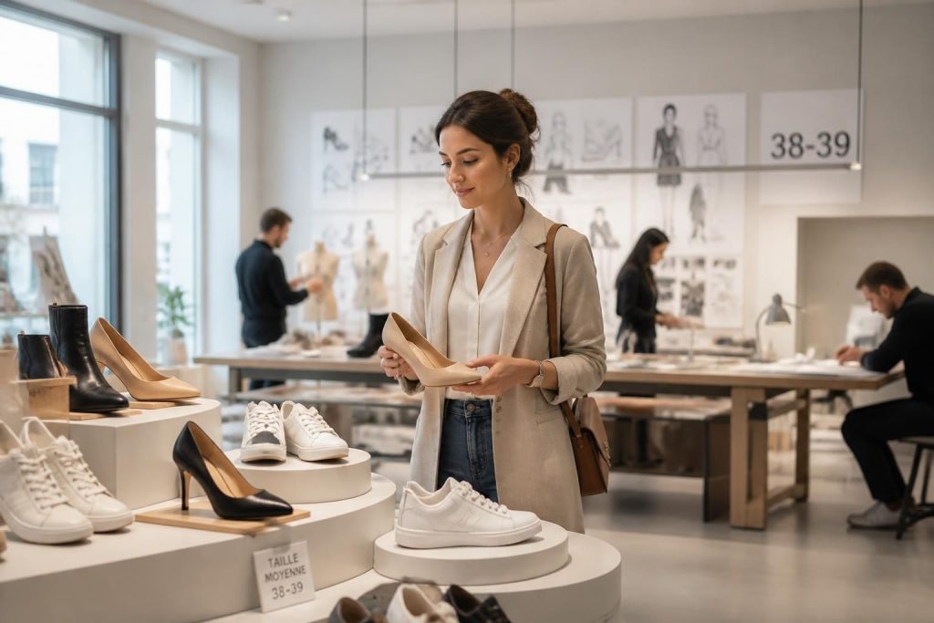 découvrez la pointure moyenne des femmes en france et son influence sur les tendances et stratégies de l'industrie de la mode.