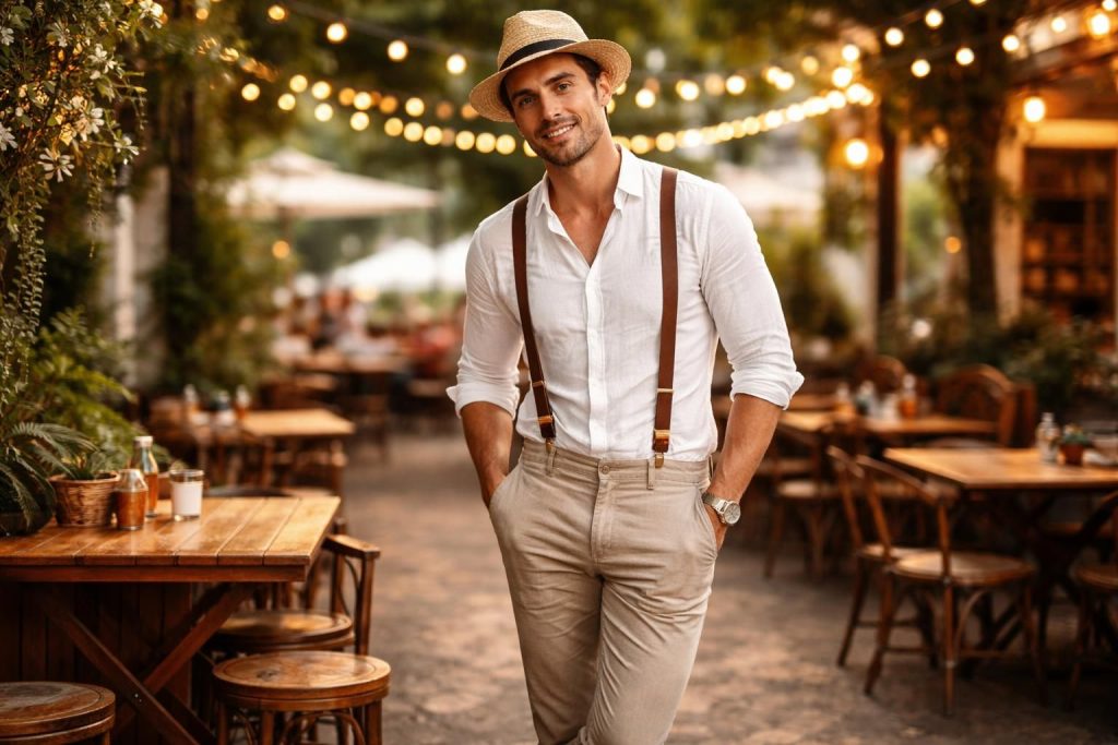 découvrez comment allier confort et élégance avec le look guinguette pour homme, une tendance qui conjugue style décontracté et charme vintage.