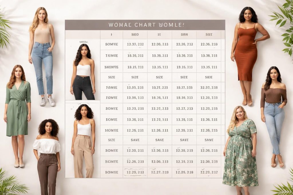 découvrez notre tableau complet des tailles de vêtements femme pour choisir facilement la coupe parfaite et éviter les erreurs lors de vos achats en ligne.