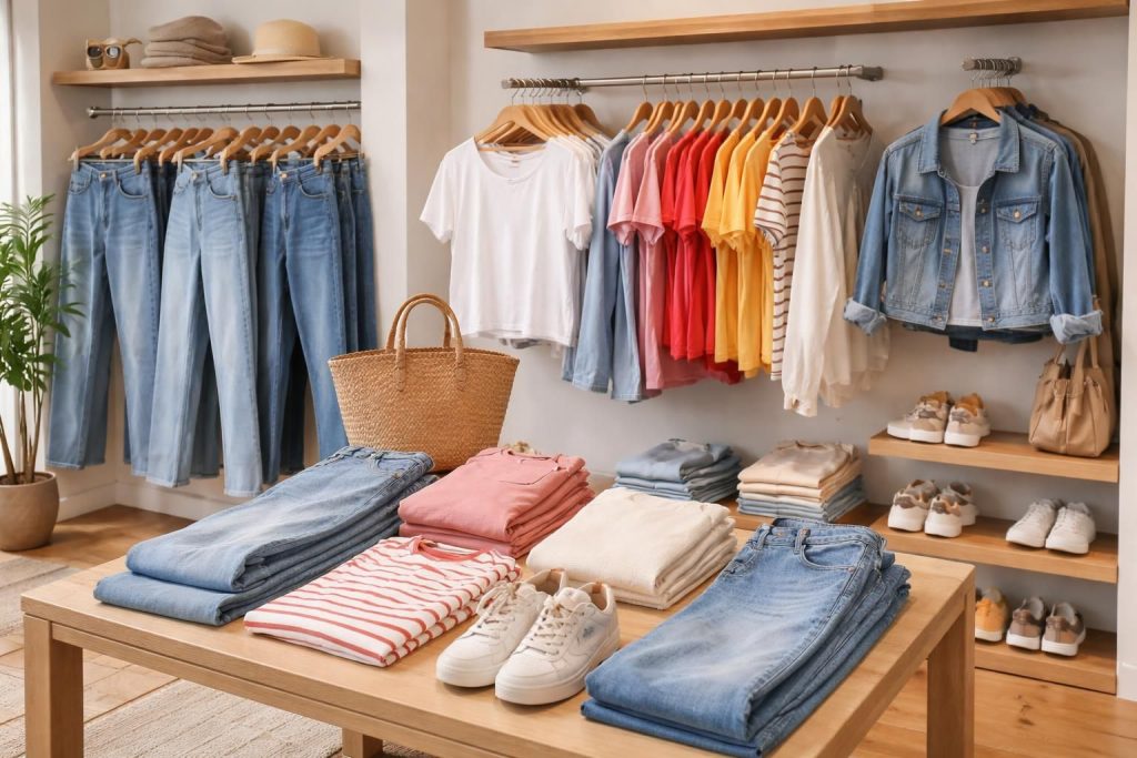 découvrez notre sélection de vêtements femme style américain à petits prix, alliant tendance et qualité pour un look décontracté et branché.