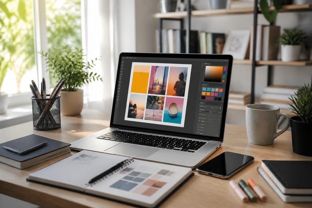 découvrez comment créer facilement des visuels attrayants pour les réseaux sociaux sur votre pc portable grâce à nos templates et méthode efficace.